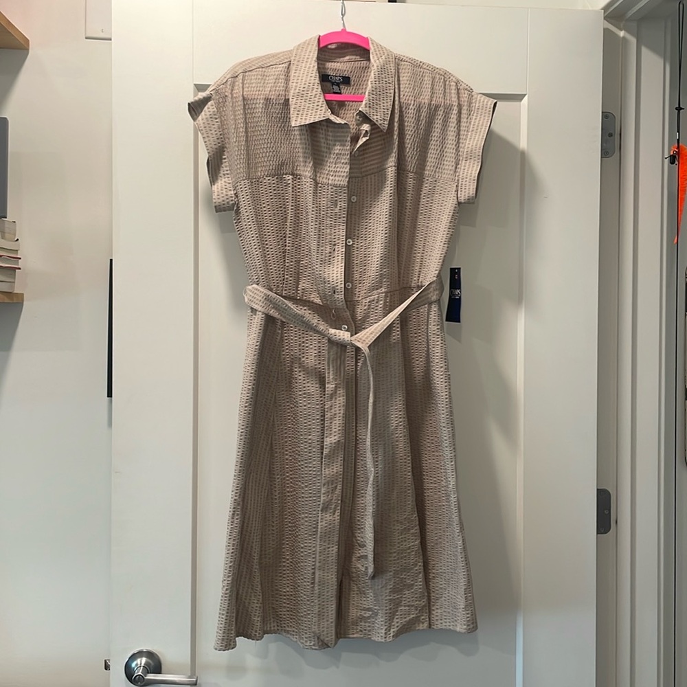 Chaps Button down dress - NWT